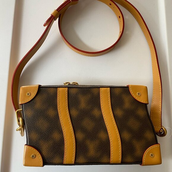Louis Vuitton Brown Monogram Blurry Coated Canvas Soft Trunk Messenger Bag - Picture 1 of 15